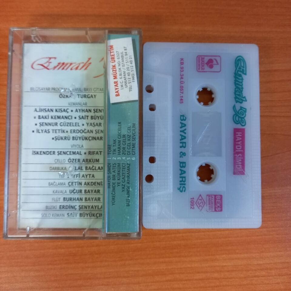 EMRAH - EMRAH '93 / HAYDİ ŞİMDİ (1993) - KASET 2.EL