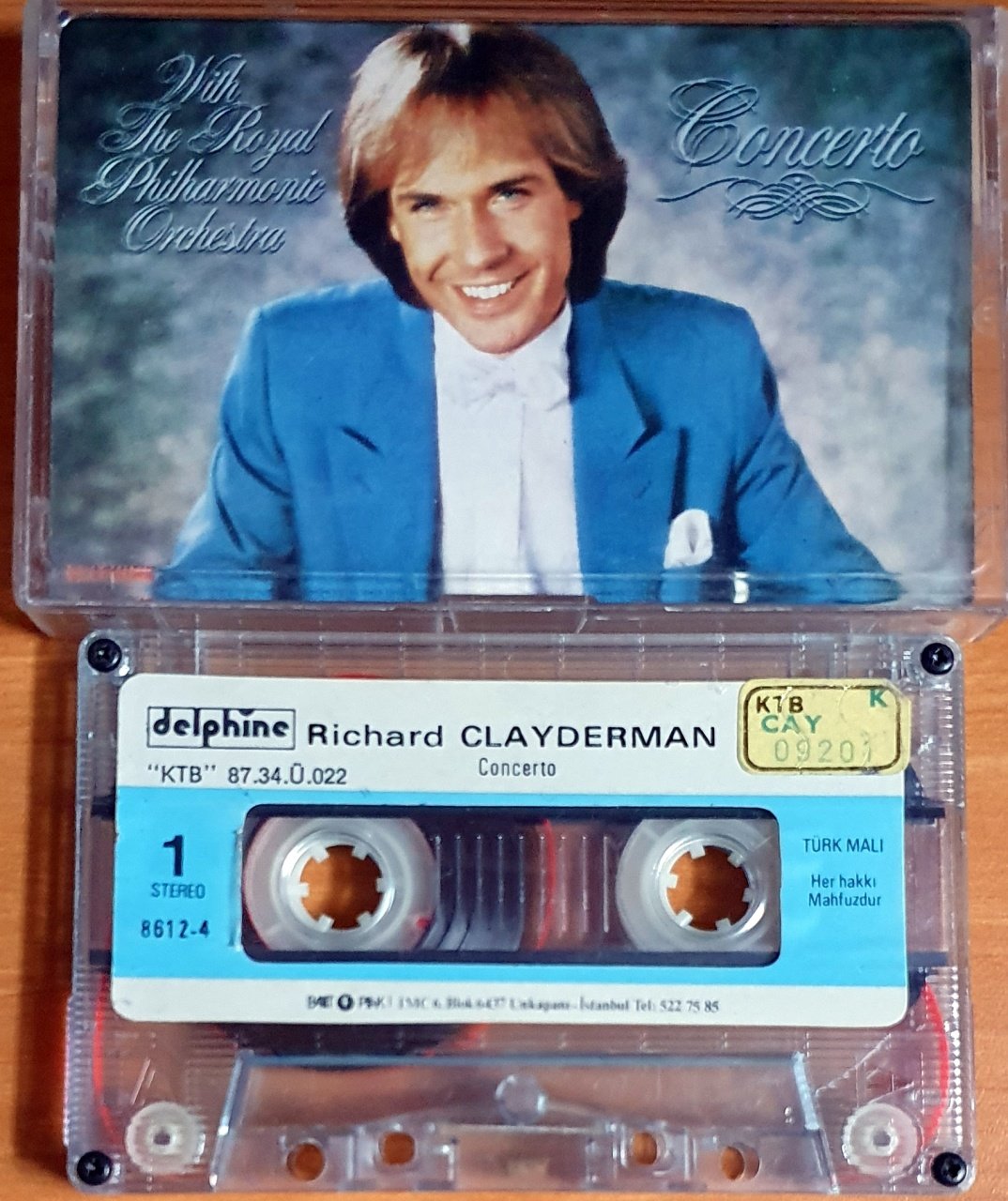 RICHARD CLAYDERMAN - CONCERTO (1987) - KASET 2.EL