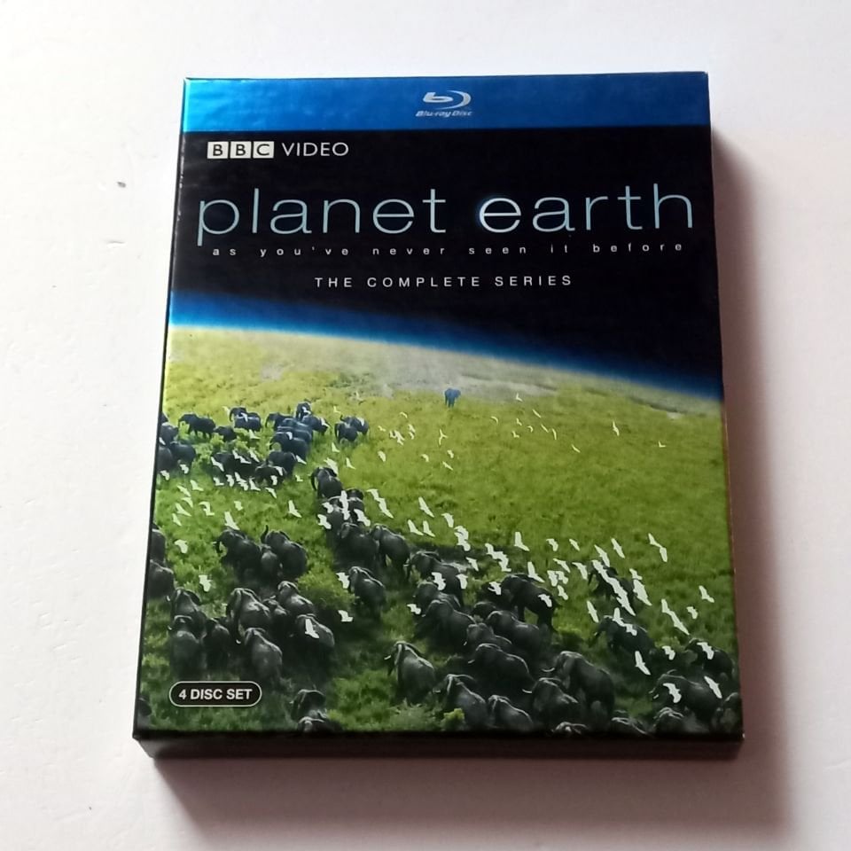 PLANET EARTH - THE COMPLETE SERIES - DOCUMENTARY - 4 X BLU-RAY 4-DISC SET SLIPCASE REGION FREE TÜRKÇE ALTYAZI YOKTUR  2.EL