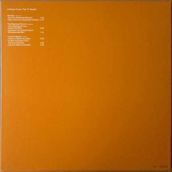 DEPECHE MODE - A BROKEN FRAME 12'' SINGLES (2018) - 3x 12 INCH 45 RPM MAXI SINGLE LIMITED NUMBERED EDITION SIFIR BOX