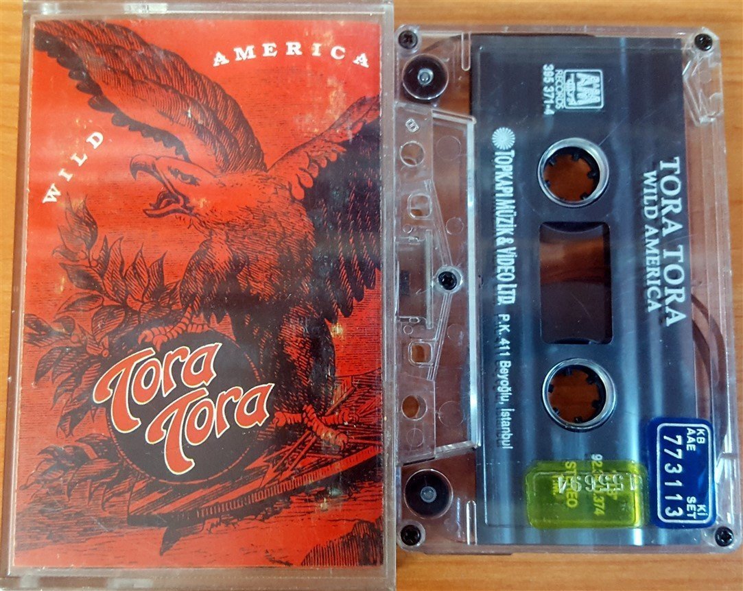 TORA TORA - WILD AMERICA (1992) TOPKAPI CASSETTE MADE IN TURKEY ''USED''