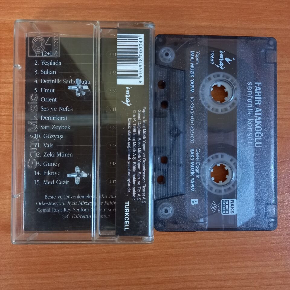 FATİH ATAKOĞLU - SENFONİK KONSER (1998) - KASET 2.EL