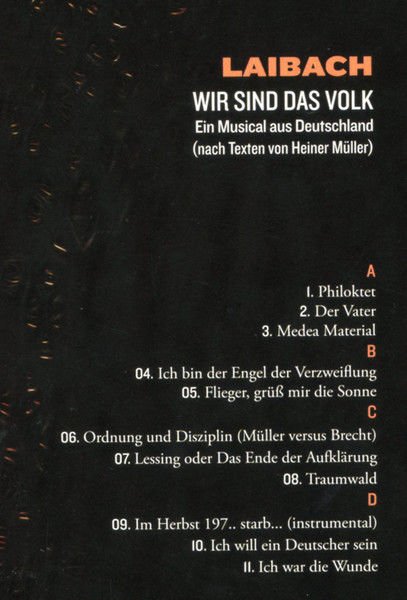 LAIBACH - WIR SIND DAS VOLK (Ein Musical Aus Deutschland) (2022) - 2LP EXPERIMENTAL INDUSTRIAL AMBIENT NEO CLASSICAL SIFIR PLAK
