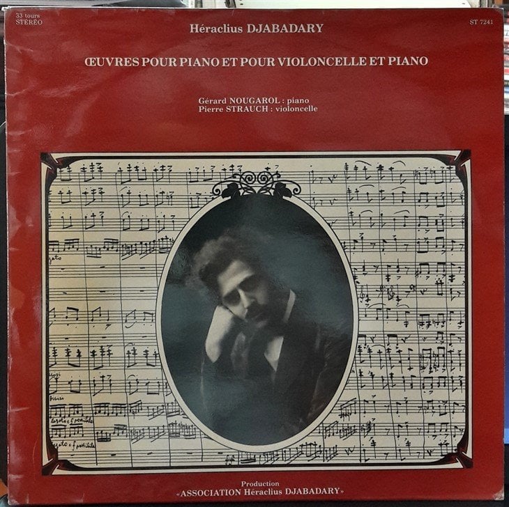 DJABADARY: ŒUVRES POUR PIANO ET POUR VIOLONCELLE ET PIANO, NOUGAROL, STRAUCH - PLAK 2.EL