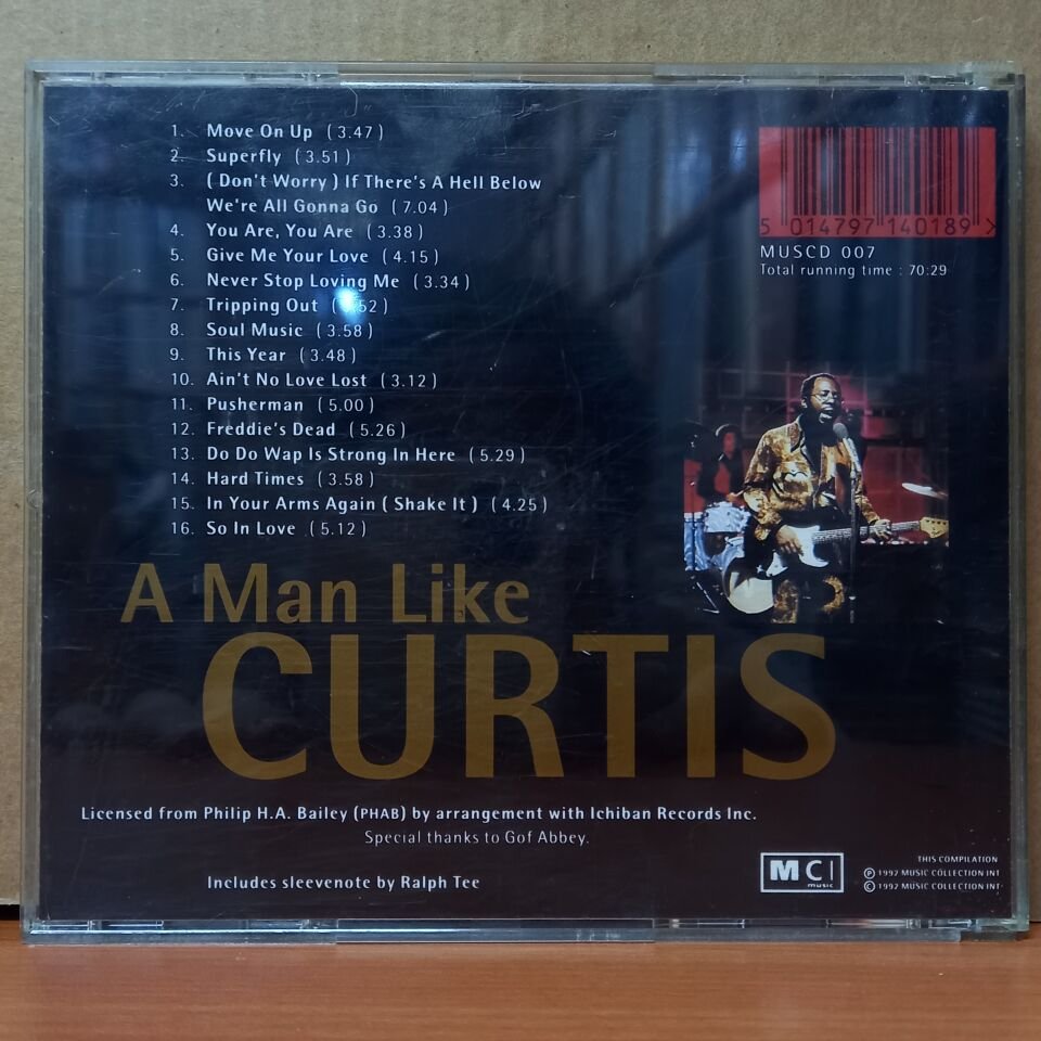 CURTIS MAYFIELD – A MAN LIKE CURTIS / THE BEST OF CURTIS MAYFIELD (1992) - CD 2.EL