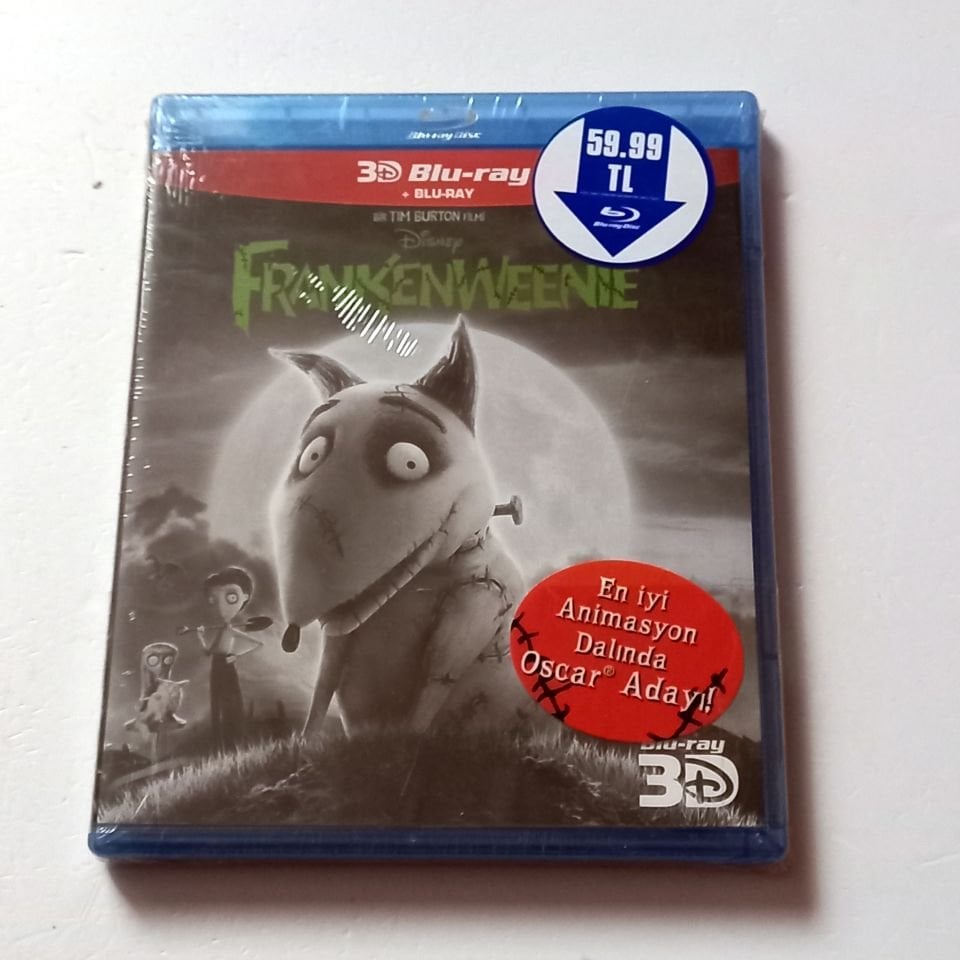 FRANKENWEENIE - STOPMOTION ANIMATION - YÖN.: TIM BURTON - BLU-RAY SIFIR