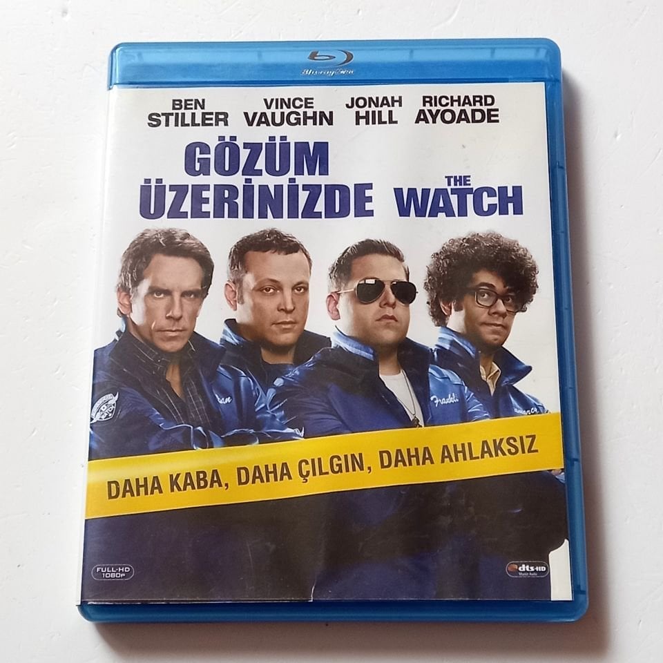 GÖZÜM ÜZERİNİZDE / THE WATCH - BEN STILLER, VINCE VAUGHN, JONAH HILL, RICHARD AYOADE - YÖN.: AKIVA SCHAFFER - BLU-RAY 2.EL