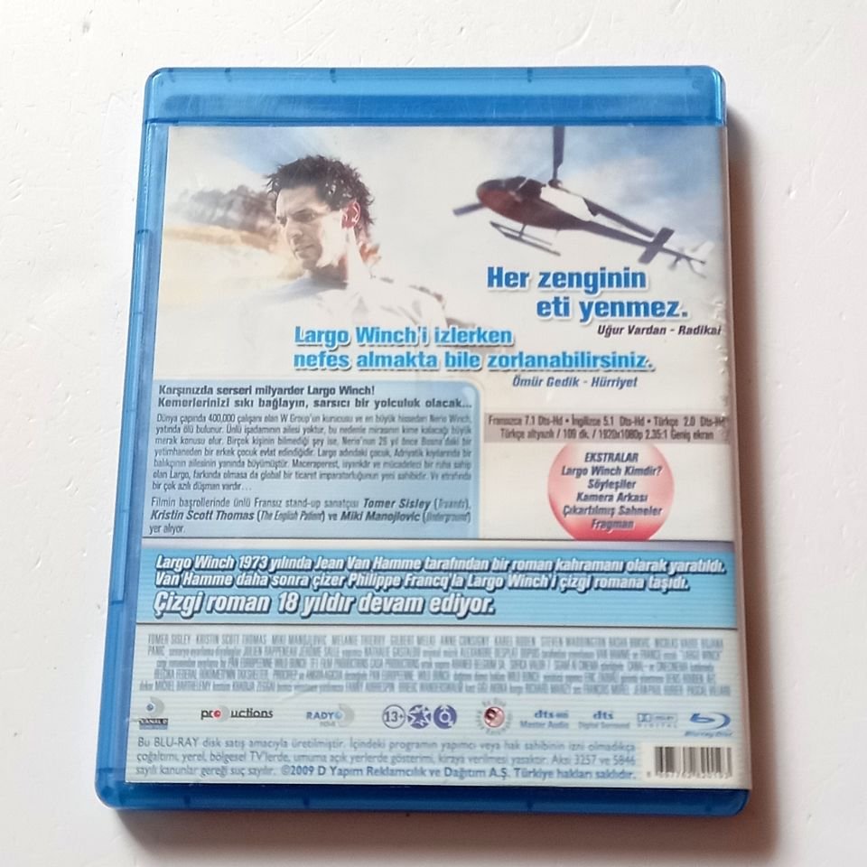 LARGO WINCH - TOMER SISLEY, KRISTIN SCOTT THOMAS - YÖN.: JÉRÔME SALLE - BLU-RAY 2.EL