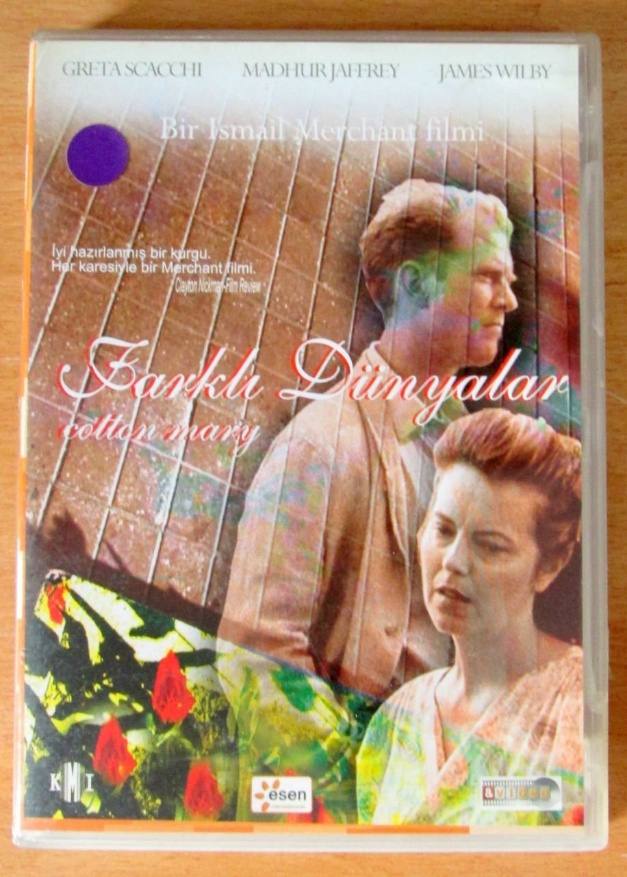 FARKLI DÜNYALAR - COTTON MARY - GRETA SCACCHI - ISMAIL MERCHANT - DVD 2.EL