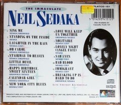 NEIL SEDAKA - THE IMMACULATE NEIL SEDAKA (1996) PRISM LEISURE CD 2.EL