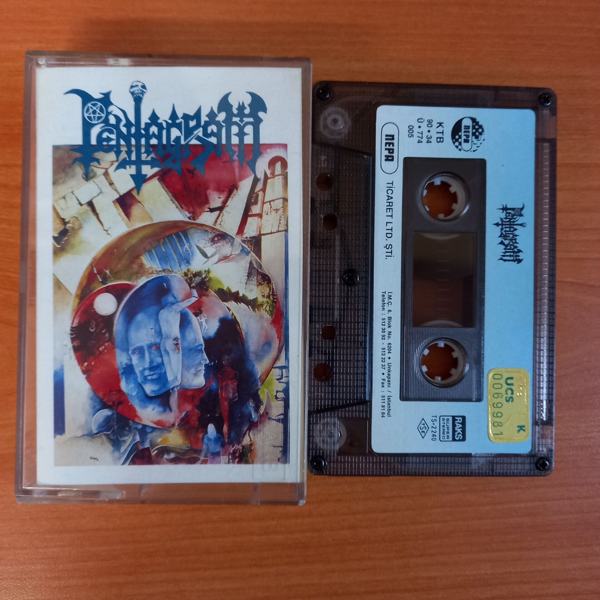 PENTAGRAM - PENTAGRAM  (1990) - KASET 2.EL