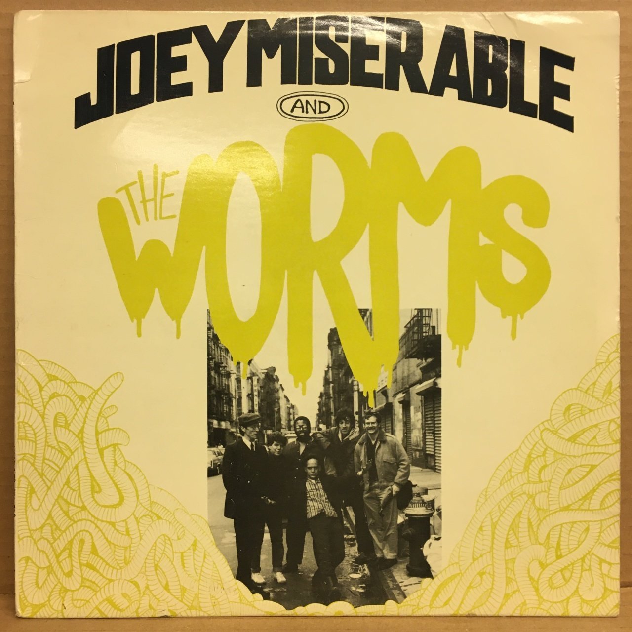 JOEY MISERABLE AND THE WORMS 1985 LP 2.EL PLAK