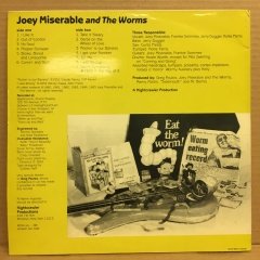 JOEY MISERABLE AND THE WORMS 1985 LP 2.EL PLAK