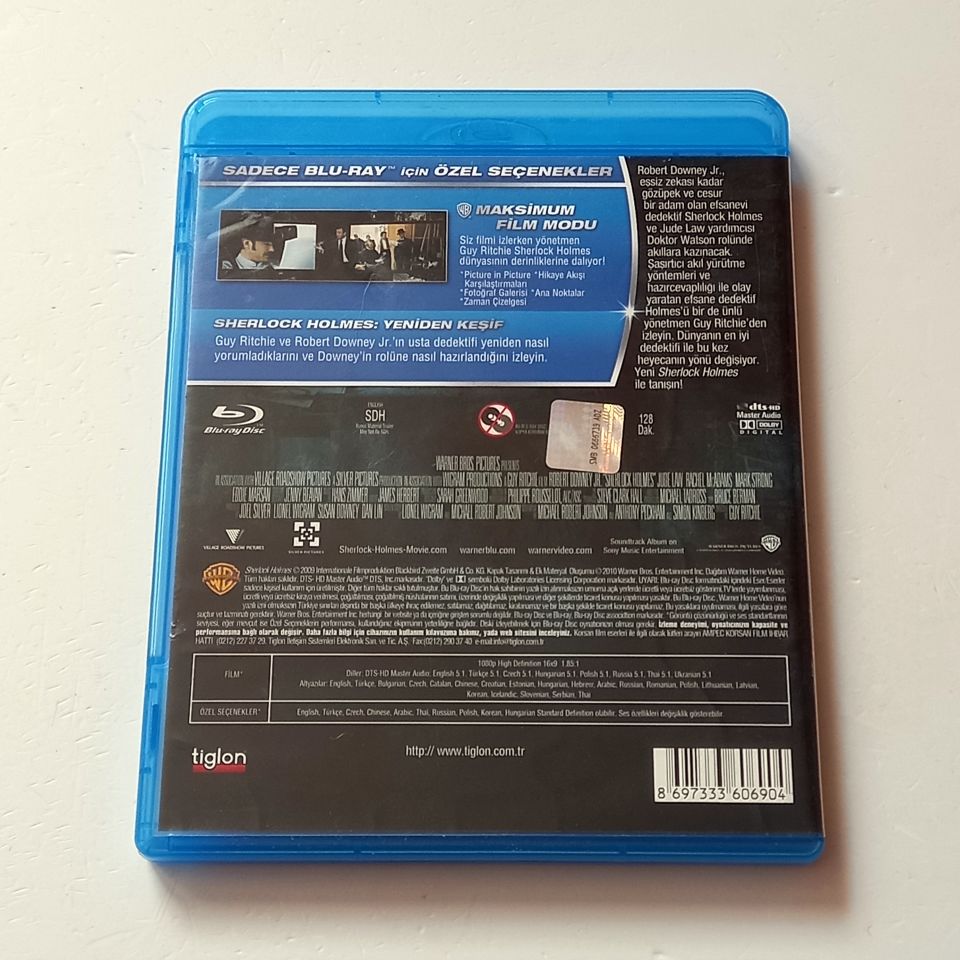 SHERLOCK HOLMES - ROBERT DOWNEY JR., JUDE LAW - YÖN.: GUY RITCHIE - BLU-RAY 2.EL