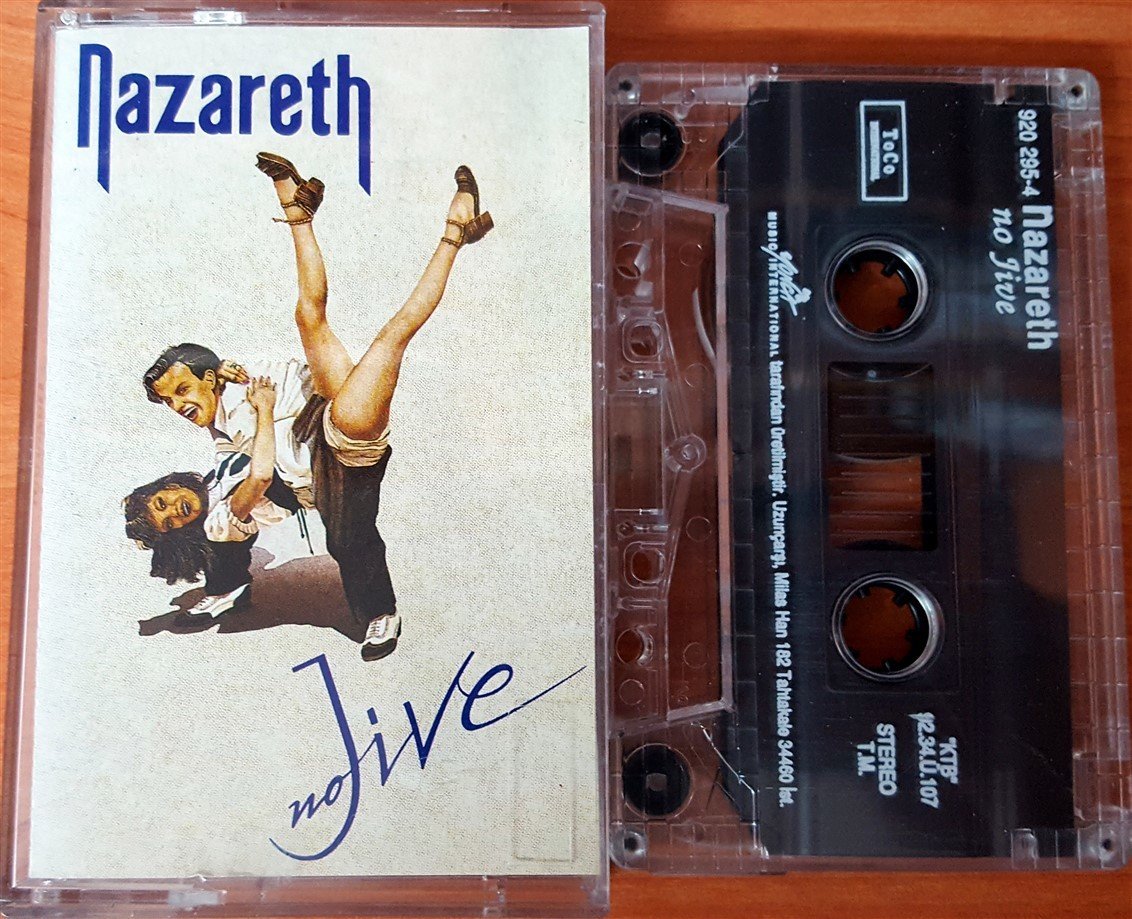 NAZARETH - NO JIVE (1992) YONCA CASSETTE MADE IN TURKEY ''USED''