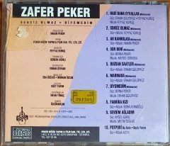 ZAFER PEKER - SENSİZ OLMAZ / DİYEMEDİM (1993) - CD PEKER MÜZİK 2.EL