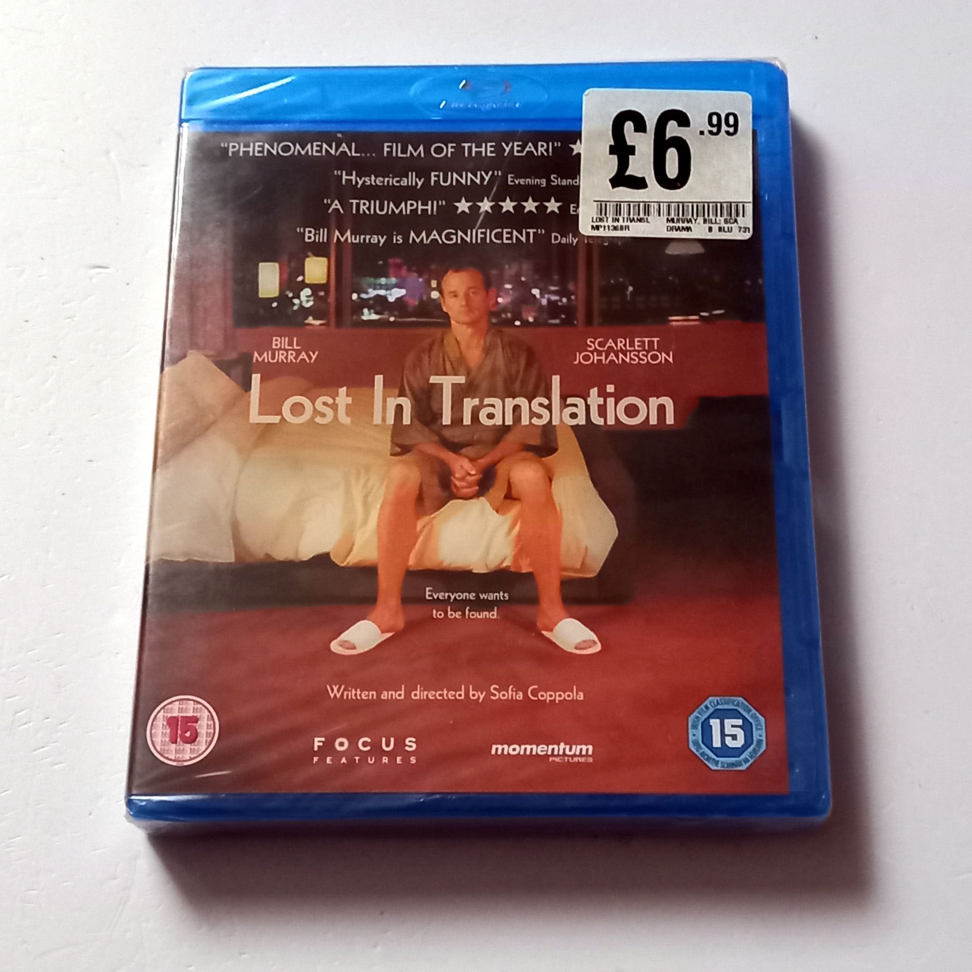 LOST IN TRANSLATION - BILL MURRAY, SCARLETT JOHANSSON - YÖN.: SOFIA COPPOLA - BLU-RAY REGION B TÜRKÇE ALTYAZI YOKTUR SIFIR