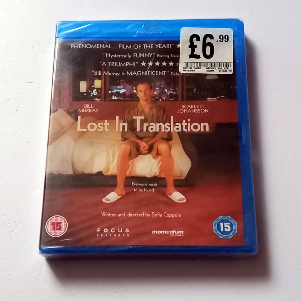 LOST IN TRANSLATION - BILL MURRAY, SCARLETT JOHANSSON - YÖN.: SOFIA COPPOLA - BLU-RAY REGION B TÜRKÇE ALTYAZI YOKTUR SIFIR