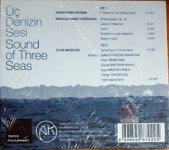 ÜÇ DENİZİN SESİ / SOUND OF THREE SEAS LIVE IN ISTANBUL - TEKFEN FİLARMONİ / ROSSINI RIMSKY KORSAKOV MIRZAVEY (2007) - 2CD SIFIR
