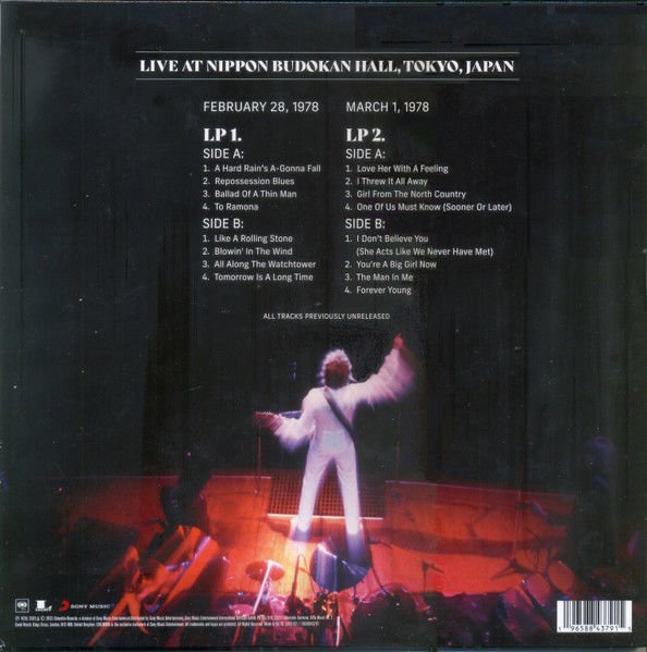 BOB DYLAN – ANOTHER BUDOKAN 1978 - LIVE (2023) - 2xLP DELUXE GATEFOLD SIFIR PLAK