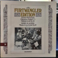 FURTWÄNGLER EDITION - PFITZNER: PALESTRINA, BLACHER: MUSICA CONCERTANTE, BERLINER PHILHARMONIKER, WILHELM FURTWÄNGLER (1982) - PLAK 2.EL