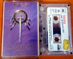 TOTO - THE SEVENTH ONE (1988) UZELLI CASSETTE MADE IN TURKEY ''USED'' PAPER LABEL