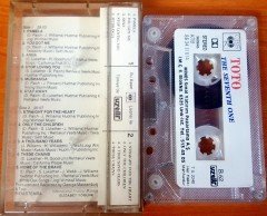 TOTO - THE SEVENTH ONE (1988) UZELLI CASSETTE MADE IN TURKEY ''USED'' PAPER LABEL