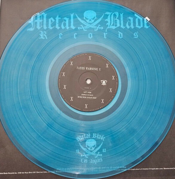 FATES WARNING - FWX (2012) - 2LP BLUE COLOURED 2023 EDITION SIFIR PLAK