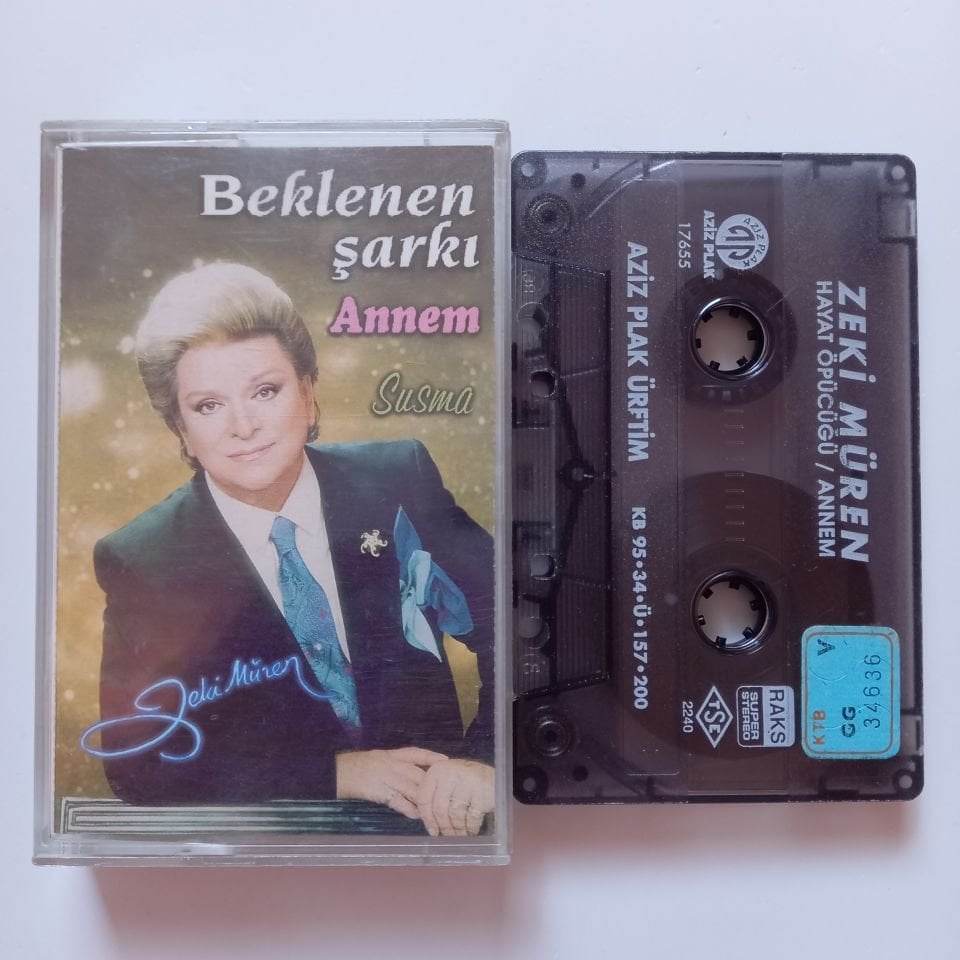 ZEKİ MÜREN - BEKLENEN ŞARKILAR / ANNEM / SUSMA (1995) - KASET 2.EL