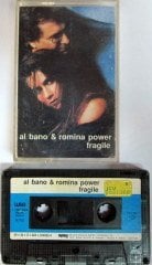 AL BANO & ROMINA POWER - FRAGILE (1989) CASSETTE MMY MADE IN TURKEY ''USED'' PAPER LABEL