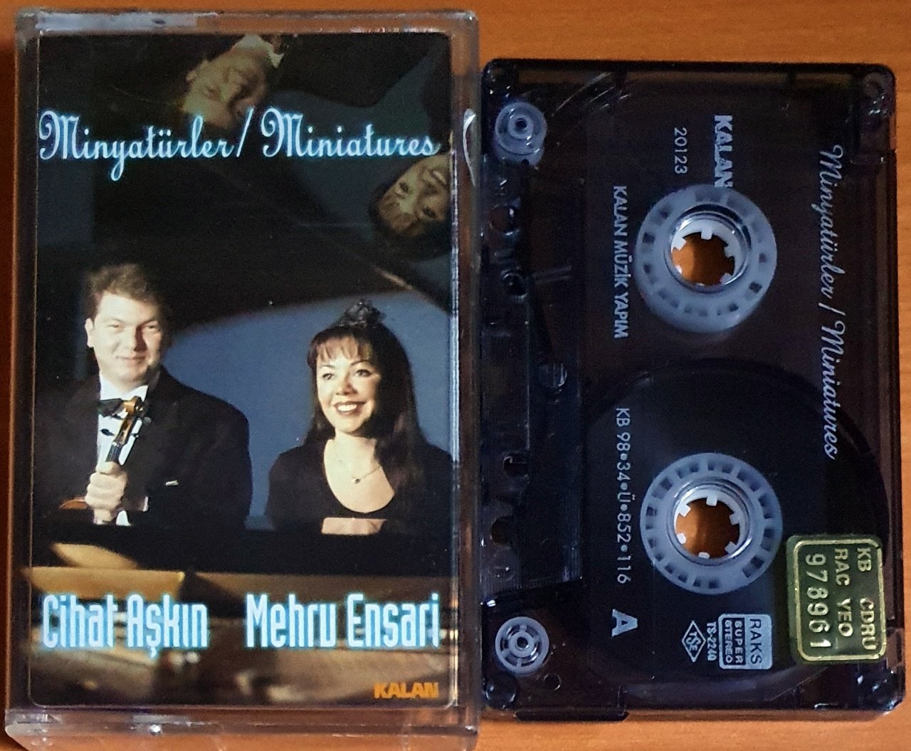 MİNYATÜRLER / CİHAT AŞKIN, MEHRU ENSARİ (1998) - KASET KALAN MÜZİK 2.EL