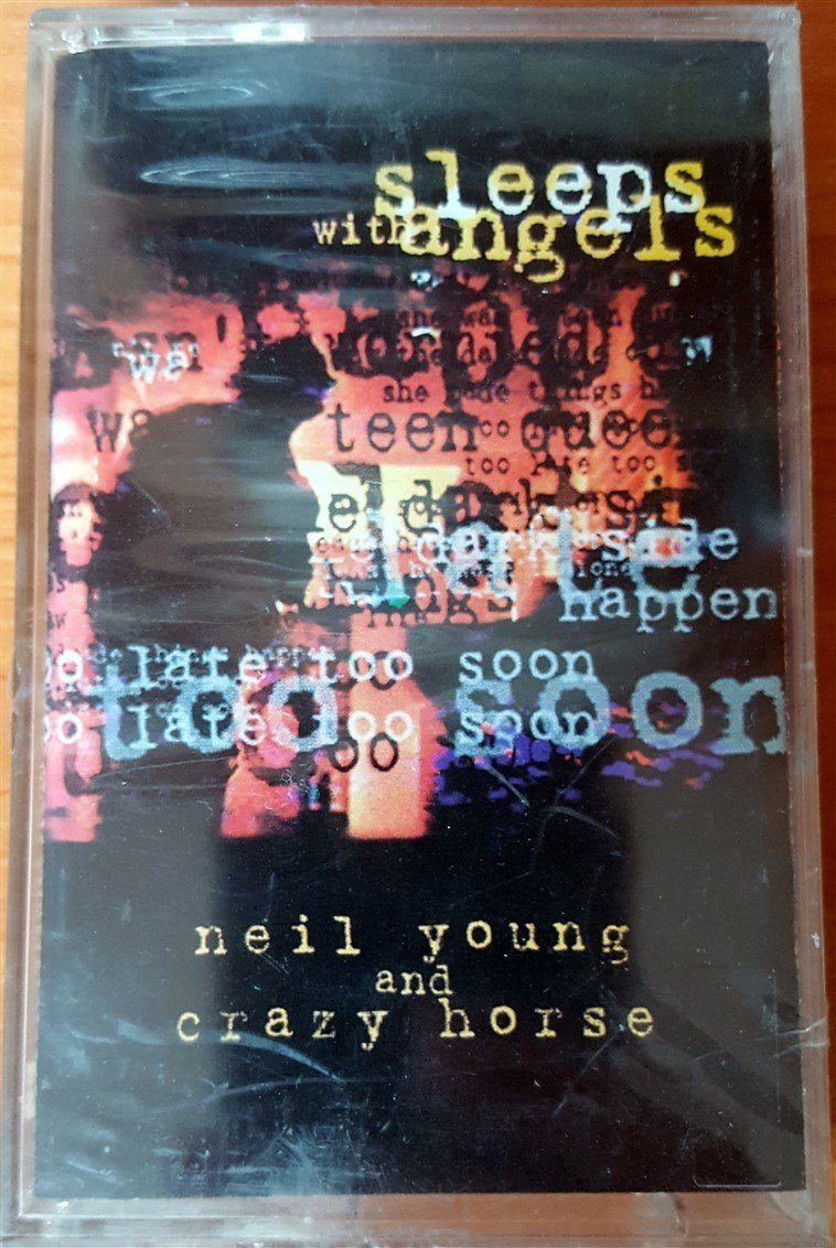 NEIL YOUNG AND CRAZY HORSE - SLEEPS WITH ANGELS CASSETTE MADE IN TURKEY ''NEW''