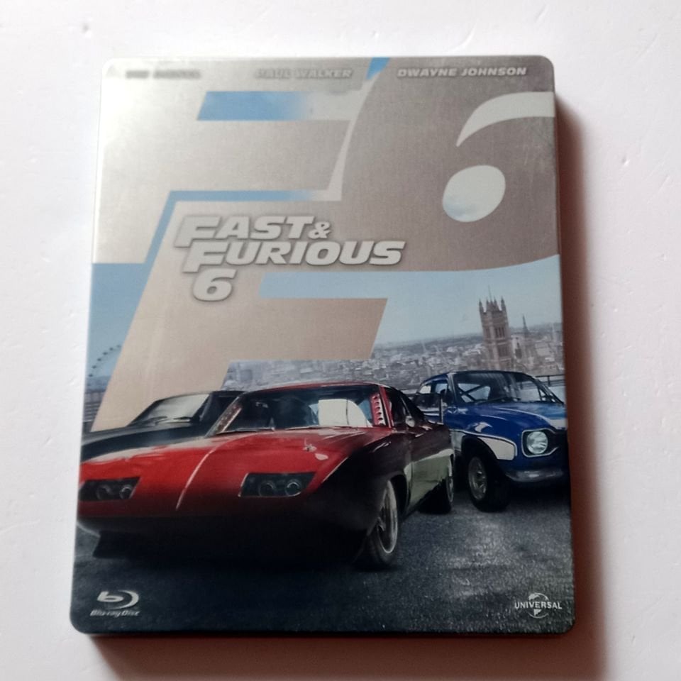 FAST & FURIOUS 6 - VIN DIESEL, PAUL WALKER, DWAYNE JOHNSON  - YÖN.: JUSTIN LIN - BLU-RAY STEELBOOK METAL KUTU 2.EL