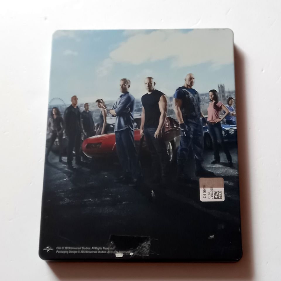 FAST & FURIOUS 6 - VIN DIESEL, PAUL WALKER, DWAYNE JOHNSON  - YÖN.: JUSTIN LIN - BLU-RAY STEELBOOK METAL KUTU 2.EL
