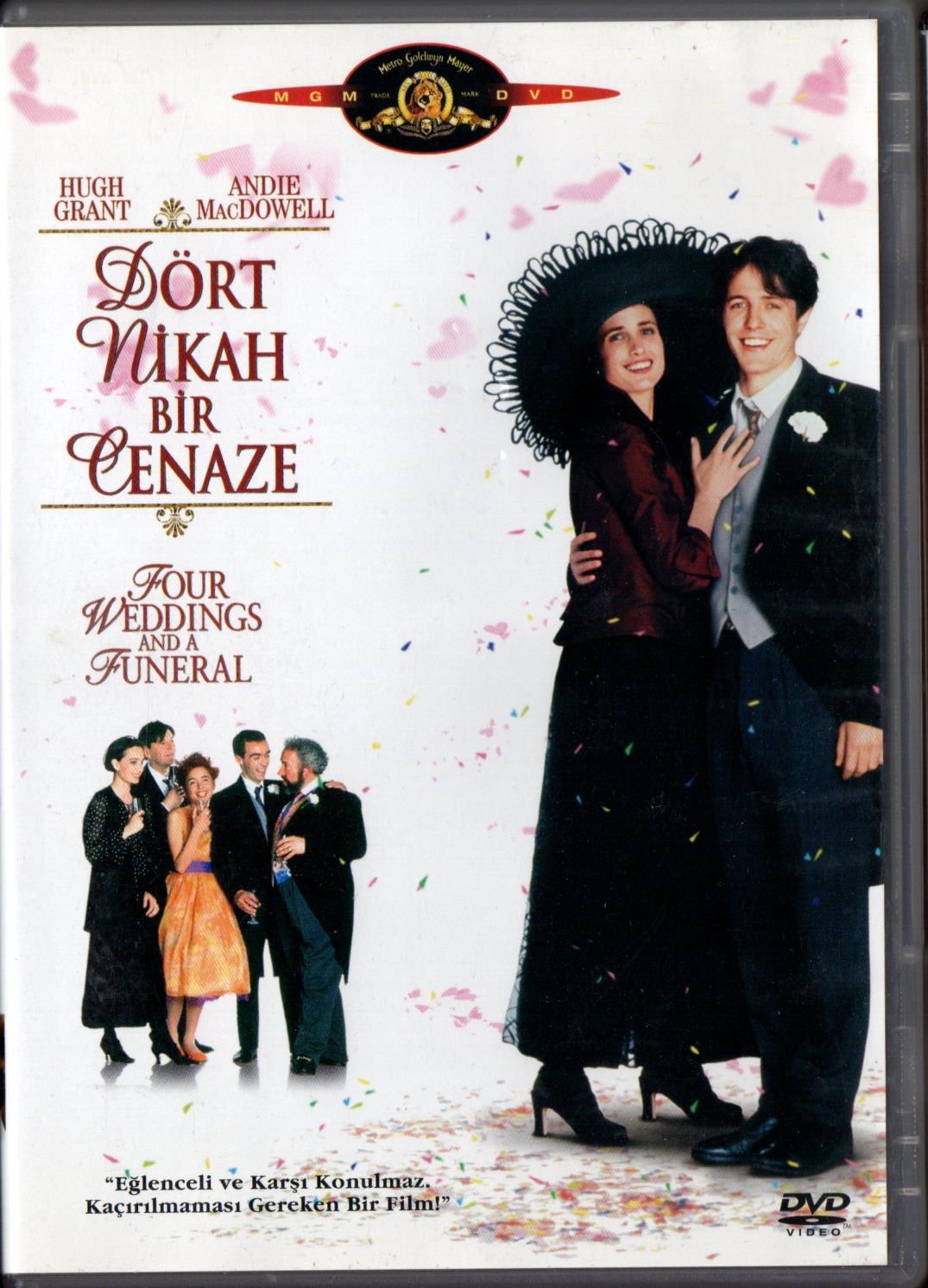 FOUR WEDDINGS AND A FUNERAL - DÖRT NİKAH BİR CENAZE - HUGH GRANT - DVD 2.EL