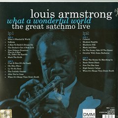 LOUIS ARMSTRONG - WHAT A WONDERFUL WORLD / GREAT SATCHMO LIVE (2014) - 2LP COMPILATION SIFIR PLAK