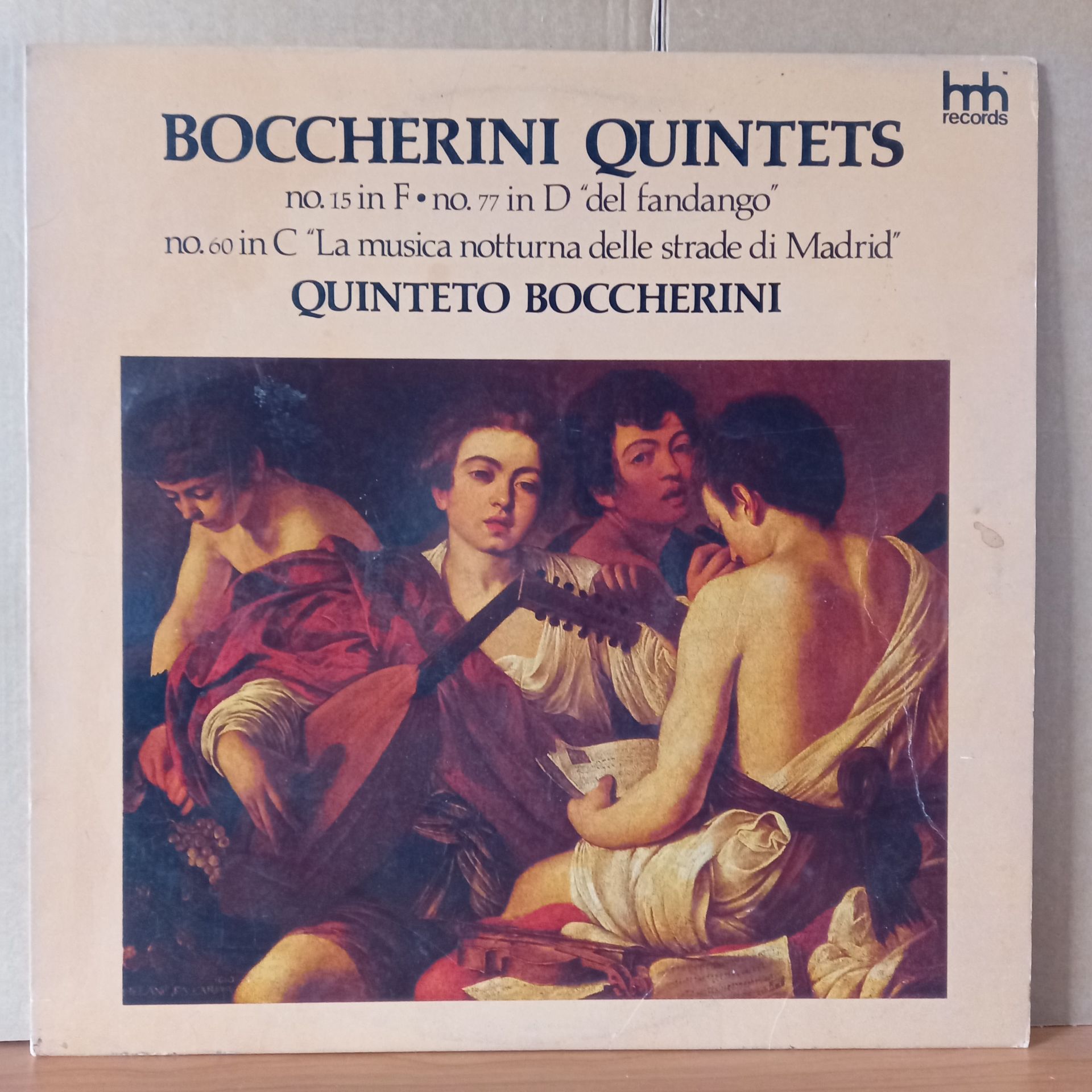 BOCCHERINI QUINTETS: NO.15 IN F NO. 77 IN D ''DEL FANDANGO, NO.60 IN C ''LA MUSICA NOTTURNA DELLE STRADE DI MADRID / QUINTETTO BOCCHERINI (1978) - LP 2.EL PLAK