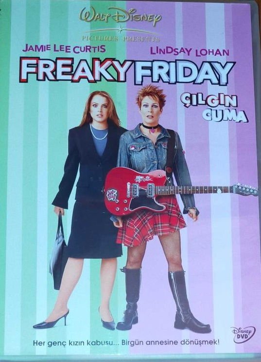 FREAKY FRIDAY - ÇILGIN CUMA - JAMIE LEE CURTIS, LINDSAY LOHAN - DISNEY - DVD 2.EL