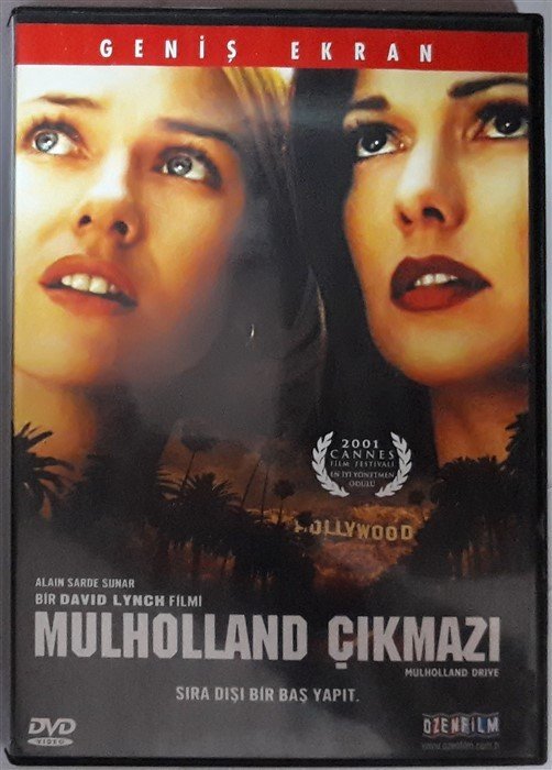MULHOLLAND ÇIKMAZI - MULHOLLAND DRIVE - NAOMI WATTS - LAURA ELENA - DAVID LYNCH - DVD 2.EL