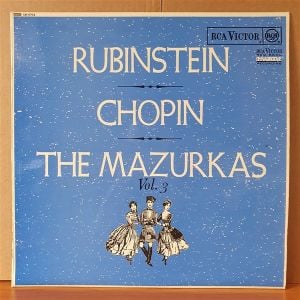 RUBINSTEIN / CHOPIN / THE MAZURKAS VOL.1, VOL.2, VOL.3 - 3LP 2.EL PLAK