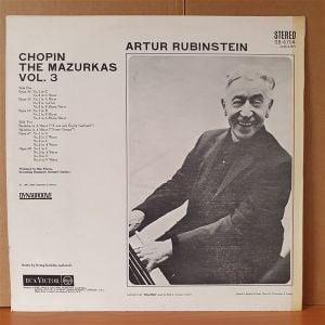 RUBINSTEIN / CHOPIN / THE MAZURKAS VOL.1, VOL.2, VOL.3 - 3LP 2.EL PLAK