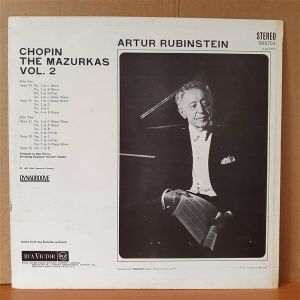 RUBINSTEIN / CHOPIN / THE MAZURKAS VOL.1, VOL.2, VOL.3 - 3LP 2.EL PLAK