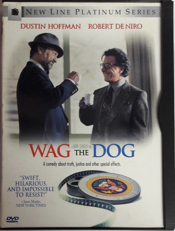 WAG THE DOG - DUSTIN HOFFMAN - ROBERT DE NIRO - BARRY LEVINSON - SNAPCASE DVD 2.EL (1* BÖLGE)