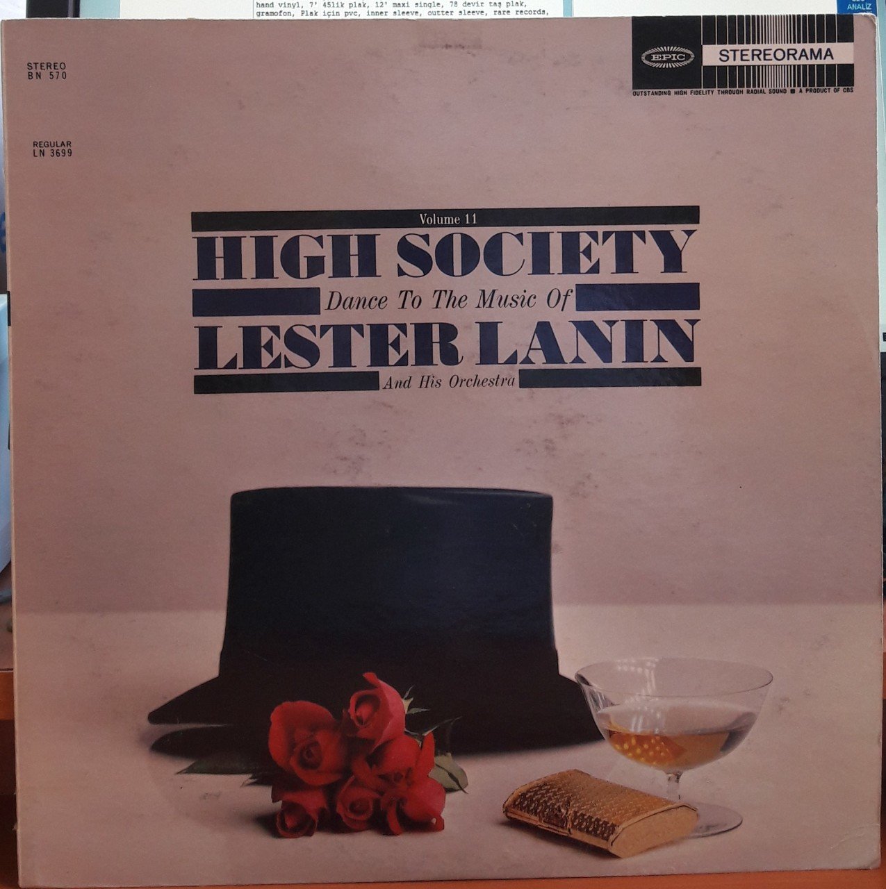 DANCE TO THE MUSIC OF LESTER LANIN HIGH SOCIETY - PLAK 2.EL