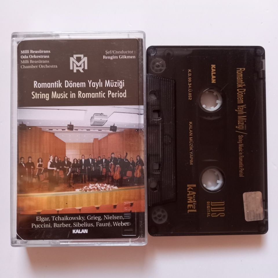 ROMANTİK DÖNEM YAYLI MÜZİĞİ / MİLLİ REASÜRANS ODA ORKESTRASI / RENGİM GÖKMEN / ELGAR, TCHAIKOWSKY, GRIEG, NIELSEN, PUCCINI, WEBER (1999) -  KASET 2.EL