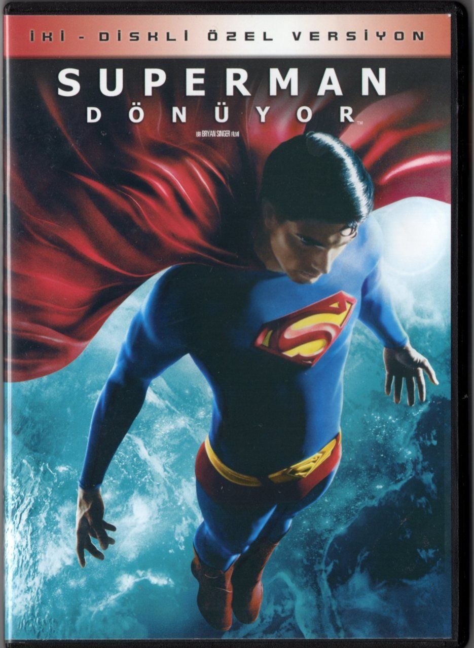 SUPERMAN RETURNS - SUPERMAN DÖNÜYOR - BRANDON ROUTH - KATE BOSWORTH - KEVIN SPACEY - BRYAN SINGER - 2XDVD 2.EL