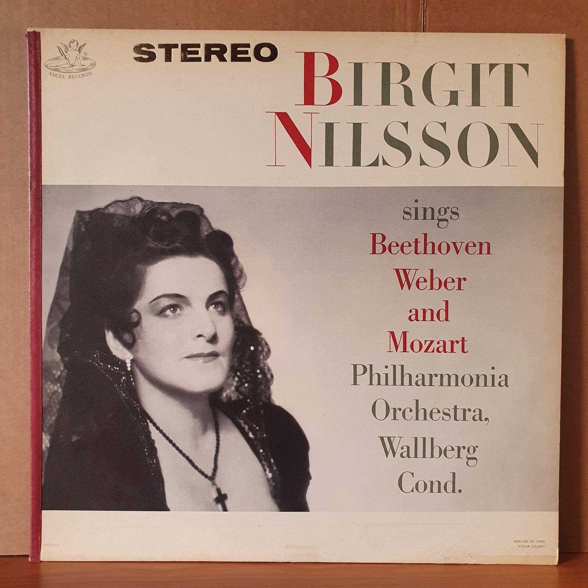 BIRGIT NILSSON SINGS BEETHOVEN, WEBER AND MOZART / PHILHARMONIA ORCHESTRA - LP 2.EL PLAK