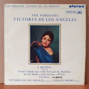 THE FABULOUS VICTORIA DE LOS ANGELES / GERALD MOORE (1961) - LP 2.EL PLAK