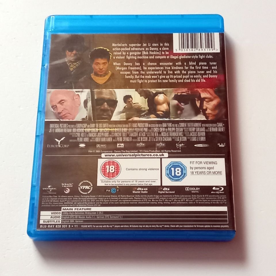 UNLEASHED - JET LI, MORGAN FREEMAN, BOB HOSKINS - YÖN.: LOUIS LETERRIER - BLU-RAY REGION FREE TÜRKÇE ALTYAZI YOKTUR 2.EL