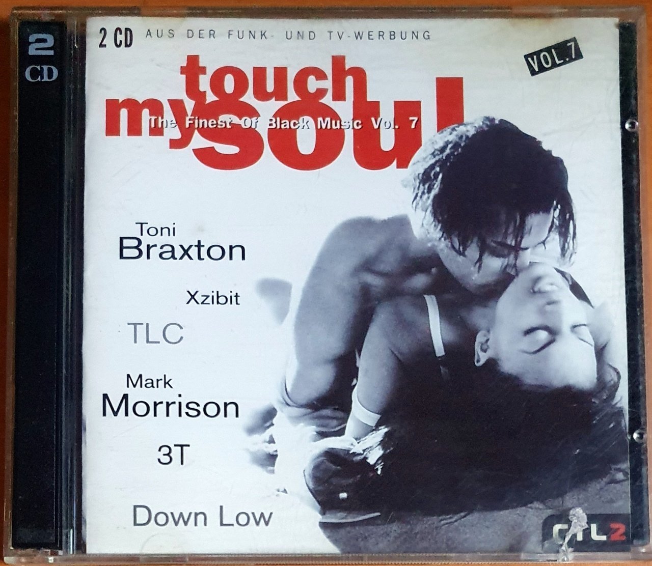 TOUCH MY SOUL: THE FINEST OF BLACK MUSIC VOL.7 / TONI BRAXTON, NANA, KEITH SWEAT, WHODINI, DA FLAVA, R. KELLY, TLC, BABYFACE (1996) - 2CD 2.EL